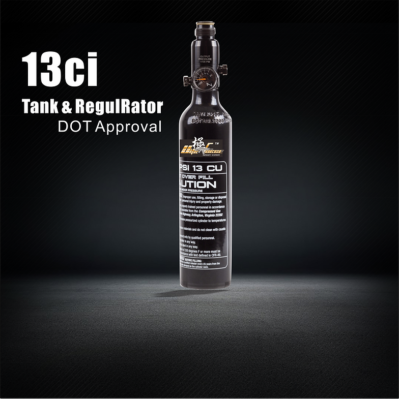 ULTRAFORCE 13ci Aluminium Cylinder with Regulator set