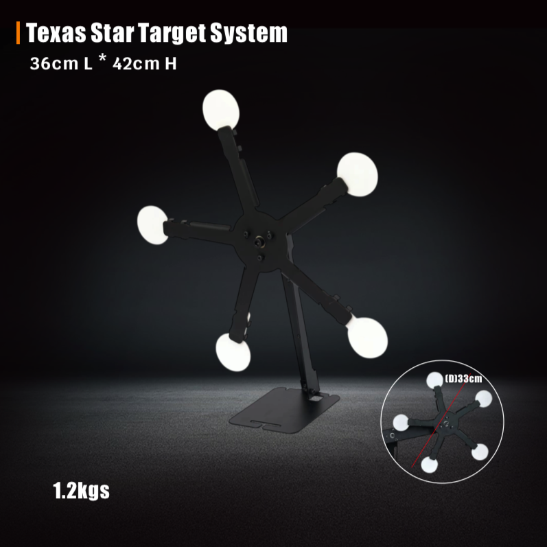 เป้ยิงโลหะดาวเท็กซัสหมุน Texas Star Rotate Metal Shooting Target