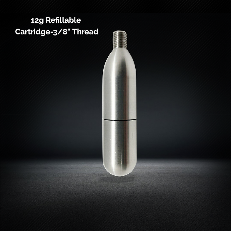 ULTRAFORCE 12g Refillable Cartridge-3/8" Thread