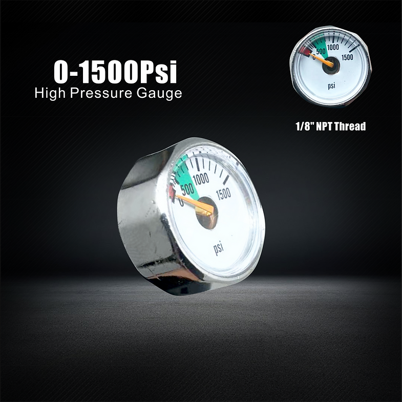 ULTRAFORCE 1/8NPT Mini Pressure Gauge-1500psi