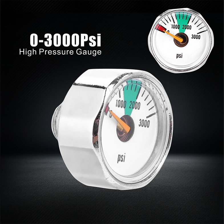 High Pressure Gauge 1/8NPT Thread -3000psi