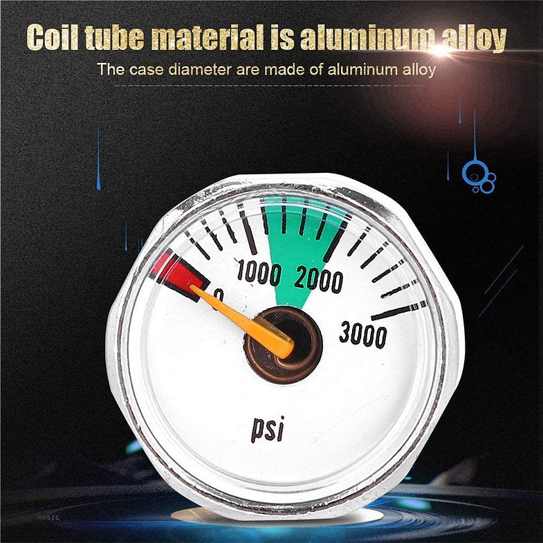 High Pressure Gauge 1/8NPT Thread -3000psi
