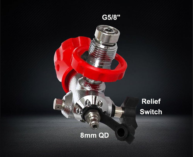 ULTRAFORCE Air Tank Valve Regulator with Refill Hose