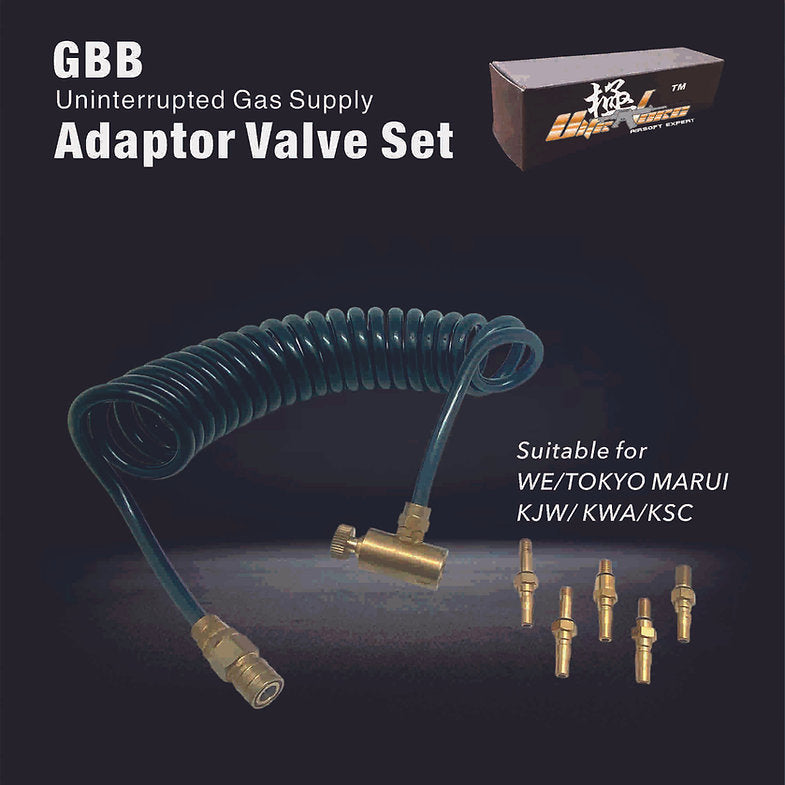 GBB Uninterrupted Gas supply Adaptor Valve set