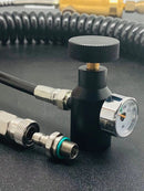 ULTRAFORCE HPA Paintball 1500psi Tank Hose On/Off Gauge Valve