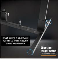 Cardboard Target Adjustable Stand 6-24' WHIT 1.2M EVA POD