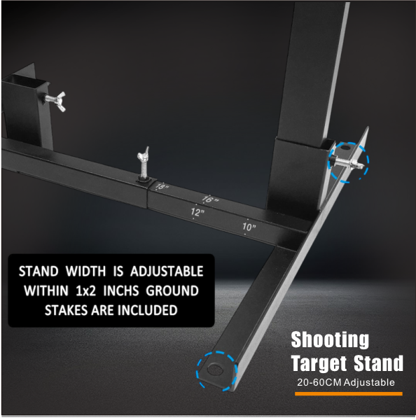 Cardboard Target Adjustable Stand 6-24' WHIT 1.2M EVA POD