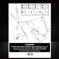 เป้ยิงโลหะดาวเท็กซัสหมุน Texas Star Rotate Metal Shooting Target