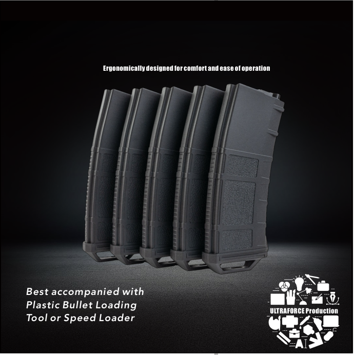 Polymer 250rds Mid Cap Magazine for Airsoft M4 AEG