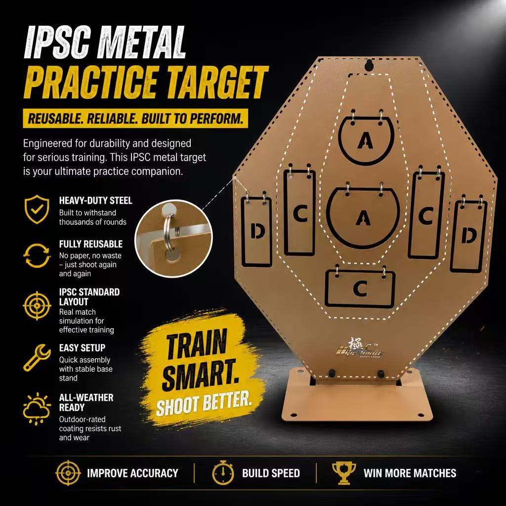 IPSC Metal Practice Target