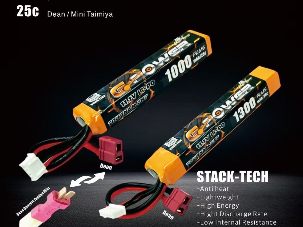 ULTRAFORCE แบตเตอรี่ LiPo ความจุสูง 11.1V แบบ Stick สำหรับ Airsoft