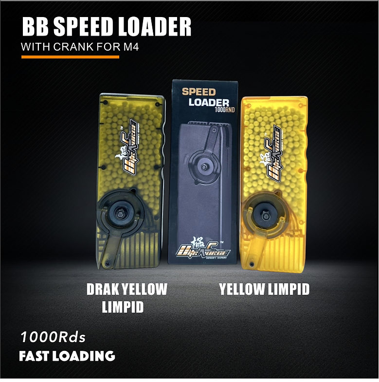 ULTRAFORCE BB SPEED LOADER WITH CRANK FOR M4 1000Rds