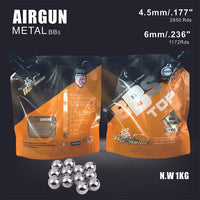 Airgun Metal BBs Zinchead 4.5mm / 6mm