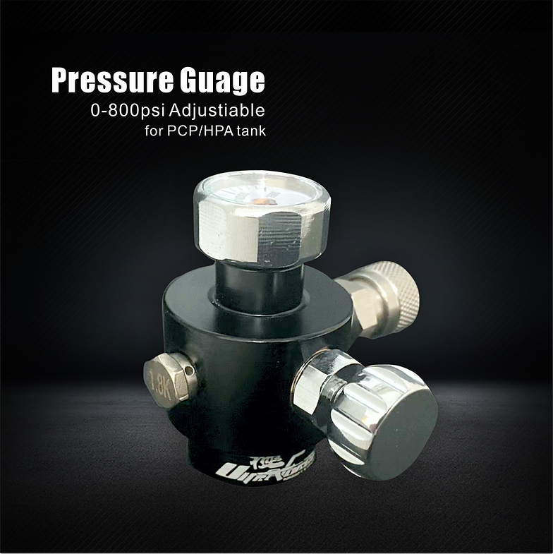 ULTRAFORCE Adjustable Regulator Pressure Gauge 0-800psi