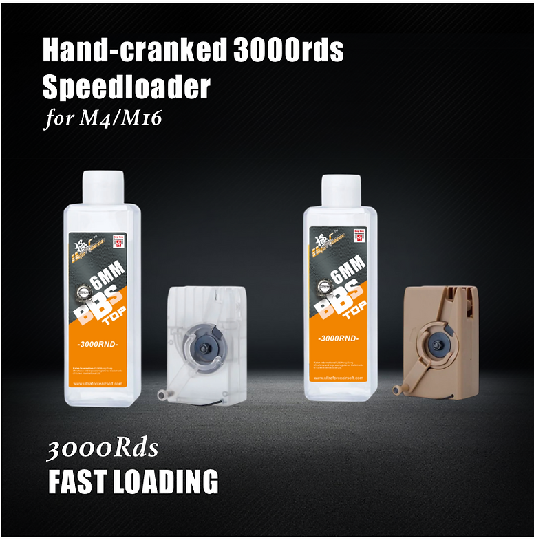ULTRAFORCE Hand Cranked 3000rds Speedloader for M4/M16
